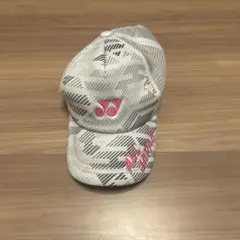 YONEX キャップ ホワイト/ピンク