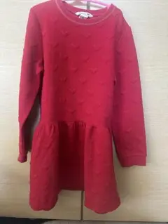 H&M オーガニックコットン 長袖ワンピース 122/128