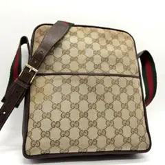 希少 ✨ オールドGUCCI ショルダーバッグ シェリーライン GG