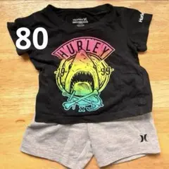 Hurley ハーレー キッズ カラフル Tシャツ セットアップ 80