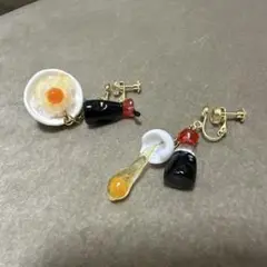 卵かけご飯イヤリング