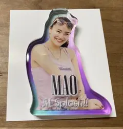千葉ロッテ M☆Splash!! MAO ダイカットアクリルブロック