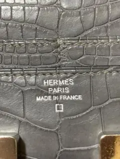 エルメス Hermes コンスタンス コンパクト マット クロコ 財布