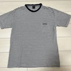 Hanes ストライプ Tシャツ LLサイズ