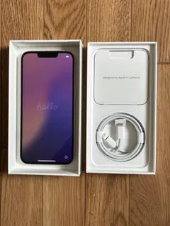 Apple iPhone 14 ホワイト 背面割れ有り