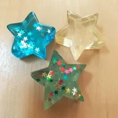 アクリル 星型 置物 3点セット