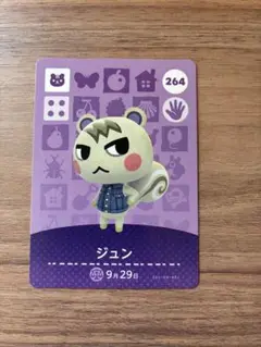 amiboカード あつ森 どうぶつの森 ジュン