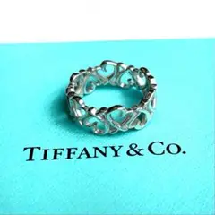 Tiffany ティファニー ラビングハート バンドリング 12号 シルバー指輪
