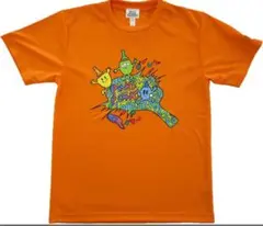 卓球　Tシャツ　ウェア　ユニフォーム　オレンジ　Sサイズ　juic
