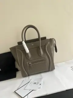 Celine グレー ミニトートバッグ