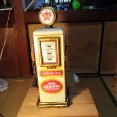 レトロ ガソリンポンプ型置物