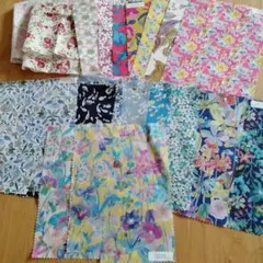 リバティプリントタナローンハギレパッチワーク