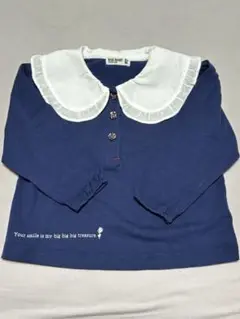 ラグマート 天竺 襟付き長袖Tシャツ 90cm
