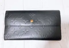 【美良品】ルイヴィトン 正規品 ポルトトレゾール ノワール 長財布