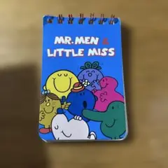 MR. MEN & LITTLE MISS メモ帳　平成レトロ　使いかけ