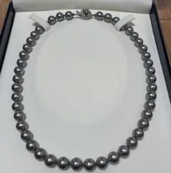 マジョリカ　グレー　パール　真珠