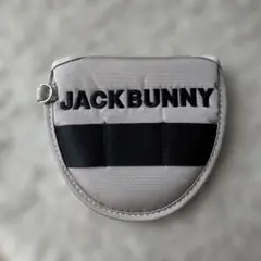 ★新品正規品★Jack Bunnyヘッドカバー パター用 ホワイトベージュ色黒字