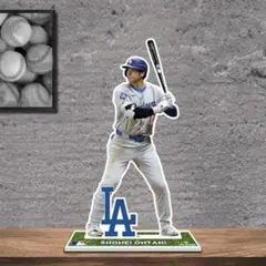 米MLB公式 大谷翔平 ドジャース フォトスタンド 30.48cm