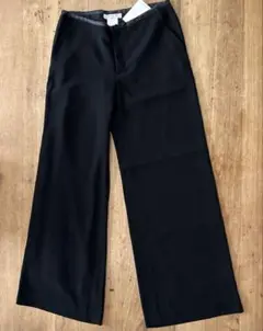 【未使用】Spick &spanスピックアンドスパン 黒スラックス　日本製
