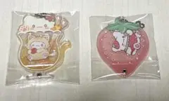 はなまるおばけ　カスタムアクリルチャーム２点セット