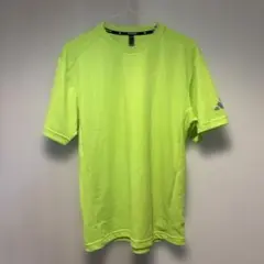 adidas 蛍光イエロー トレーニングシャツ