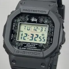 【新品】G-SHOCK DW-5000ST STUSSYステューシー コラボ G-SHOCK × STUSSY Watch Collaboration LTD. DW-5000ST-1JR 25th