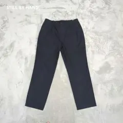 STILL BY HAND スティルバイハンド 黒 コットン チノパン