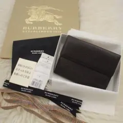【極美品✨箱・カード付き】BURBERRY バーバリー 折り財布 ノバチェック