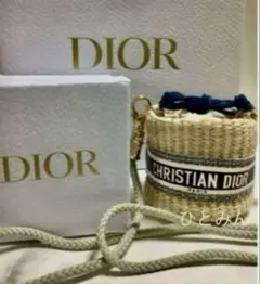 DIOR♡ ストローポーチ ミニショルダーポーチノベルティ