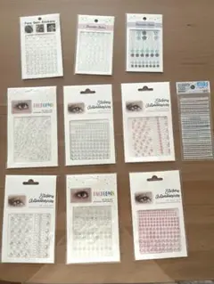 フェイスシール　ネイル　デコレーション　まとめ買い