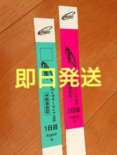 ◇C106 リストバンド 両日 午前参加証 2点セット コミケ