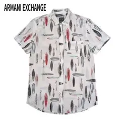 ARMANI EXCHANGE コットン シャツ サーフボード ホワイト M