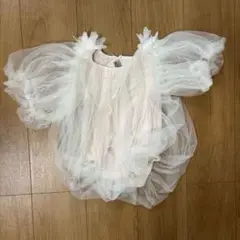 Fairy tulle rompers チュールロンパース　 ベビードレス　80