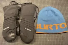 BURTONバートンスノーボードキッズグローブ　サイズXLニット帽美品キッズ子供
