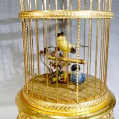 シンキングバード　鳥籠ゼンマイ式オルゴール 2025年最新】シンギングバード アンティークの人気アイテム