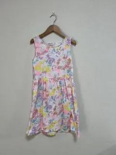 美品☆H&M タイダイ柄 ノースリーブワンピース 140cm
