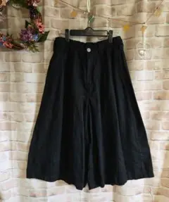 cafetty　リネンガウチョパンツ
