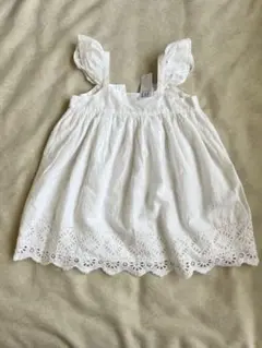 baby GAP ホワイトワンピース