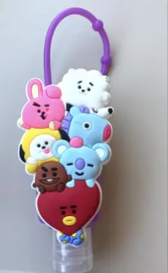 「BT21 携帯用ハンドジェルボトルケース 未使用 汚れあり」