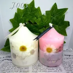 J003 ボタニカルキャンドルセット