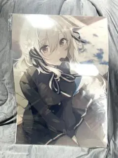 (丸めて発送) スパイ教室 リリィ くじ引き堂　クリアポスター