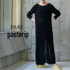 ⭐︎ 新品 Pasterip パセリ シアー リブ ジップ ドレス ワンピース F