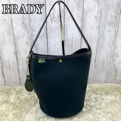 【極美品】BRADY ショルダーバッグ FROME ブラック レザー キャンバス