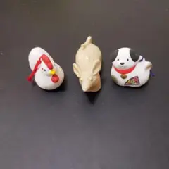 動物の陶器置物セット