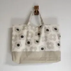 25　ハンドメイド　レッスンバッグ　手提げかばん　絵本袋　シンプル　くすみカラー