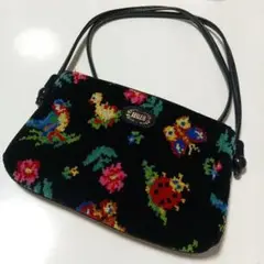 極美品☆FEILER　フェイラー　ハイジ　ショルダーバッグ　ブラック