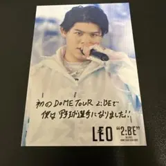 BE:FIRST ドームDVD2:BE特典　フォトカード