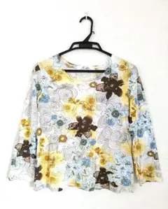 イルサントル　トップス　花柄　綿100