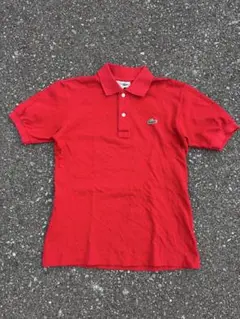 CHEMISE LACOSTE ポロシャツ 赤 レッド サイズ2