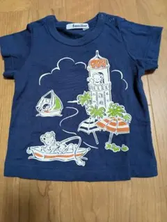 familiar ネイビー Tシャツ 80